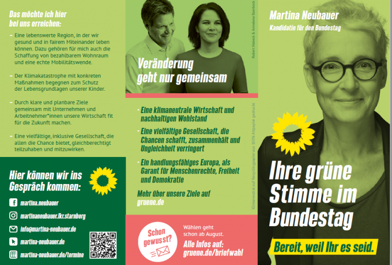 Martina Neubauer – Ihre Grüne Stimme im Bundestag